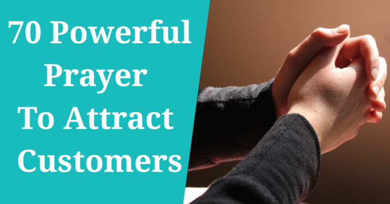 powerful prayer to attract customers