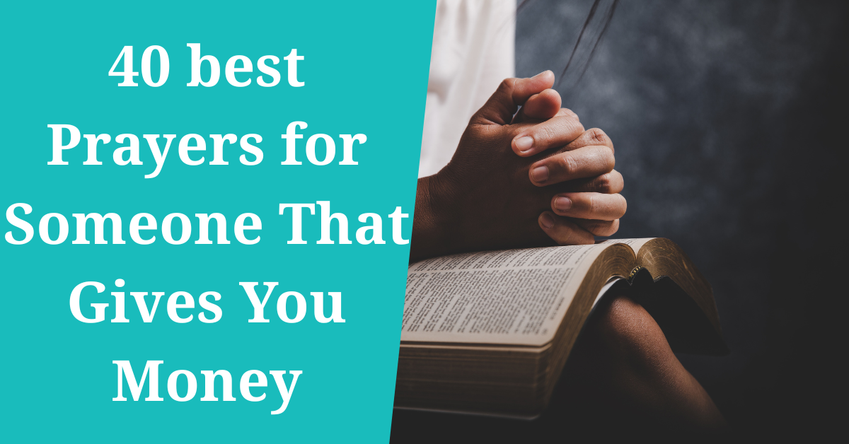 Prayers for Someone That Gives You Money
