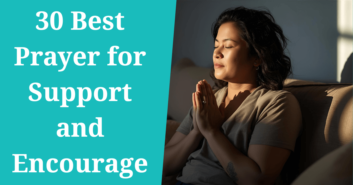 prayer for support and encouragement